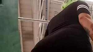yo this mexican latina's huge ass shakes in the supermarket 🍑🛒 damn she's culona af
