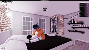 he fucks a prostitute hard right in roblox world non-stop action