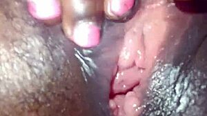 black whore spreads cheeks for smooth teasing anal masturbation play