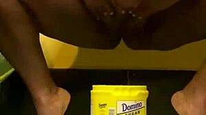 Ebony BBW kinky watersports fetish 😈💦