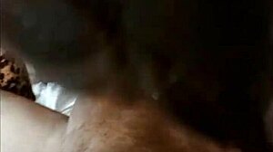 french milf deepthroats rimjobs doggystyle in red satin bodysuit black leather pants heels pov