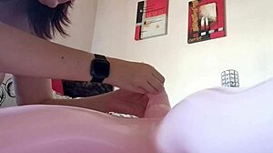 Kinky italian fetish balloon doll gets fucked hard homemade