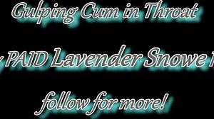 Goth Emo Wednesday's Sloppy Deepthroat Facefuck in Heels and Lipstick