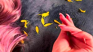 hot girl rides big rubber cock showcasing perfect ass solo