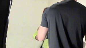 Tattooed Punk Babe's Wet Ass Pounded Anal in First Scene Backstage