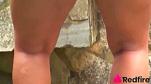 Milf cavalona Alessandra Marques grabs poolside stud for rough anal ride