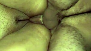 devouring stepmom's juicy pussy on all fours then pounding till she cums hard