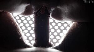 Watch her juicy wet pussy take rough close-up pounding
