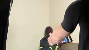 Tattooed Punk Babe's Wet Ass Pounded Anal in First Scene Backstage