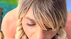 my real swedish blonde smokeshow wife sneaks a naughty watch session