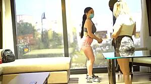 omg these two masked milf whores slurping big black cocks through masks... sloppy deepthroat facial incoming!