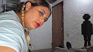 whoa, check this super hot latina sucking my monster cock!