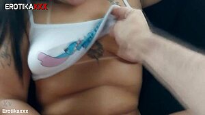 kaity's hot teasing walk turns into wet facial