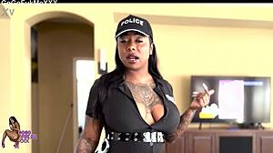 we went gogo and fucked the police in ebony cosplay creampie chaos 😵‍💫