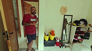 Carioca Ninfeta Fucks Couple Raw In Woods Caught