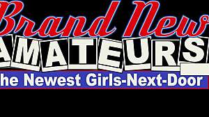 Petite Blonde Coed Olysia Rides and Milks Big Cock into Her Mouth