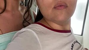 Lesbian Surprise On Neighbors Phone!