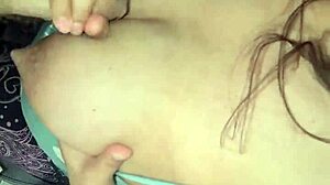 pregnant hairy wife sucks cock for cum on big natural tits stepbro secret