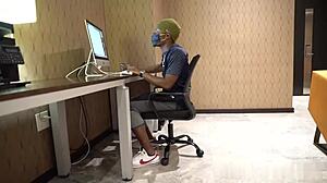 omg these two masked milf whores slurping big black cocks through masks... sloppy deepthroat facial incoming!