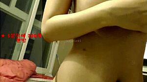 Bagel Soo Strips Teasing in Korean Skirt Play