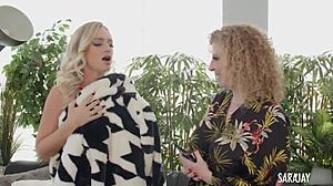 E Bunnz Sara Jay ride cocks wildly in bisexual heat