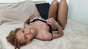 MAGRINHA ANAL WITH MONSTER BBC