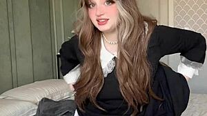 Teen Maid Caught Dripping Wet Pussy on Hotel Webcam!