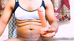 Horny Bunny Teases Gaping Ass with Toys