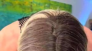 my real swedish blonde smokeshow wife sneaks a naughty watch session