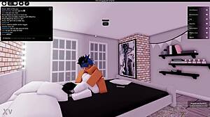 he fucks a prostitute hard right in roblox world non-stop action