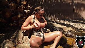 richelle ryan mounted hard doggystyle big cock gaping pussy