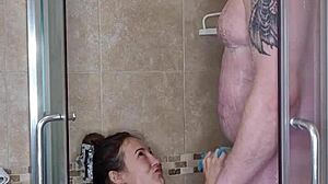 shower wash turns steamy with charlotte rose wet pussy play