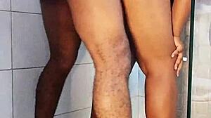 roommate sneaks in for first dorm bathroom big ass fuck