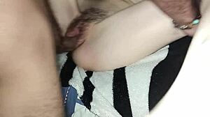 i tongue her shy vagina then creampie floods her tight hole