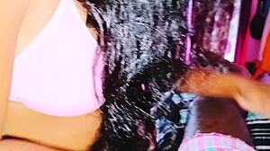 Indian Wife's Best Blowjob Cowgirl with Dirty Telugu Talk