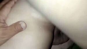 mexican milf wife bends for anal pounding