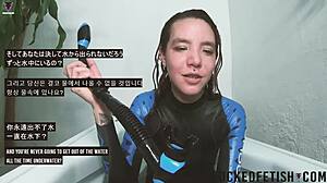 skinny asian sattira spandex underwater pool sexy?