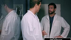 Double Trouble Doctors Double Penetrate Blonde Milf Patient Pussy And Ass In Hospital Group Hardcore