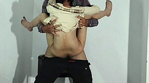 Teacher's Big Cock Pounds Schoolgirl Tight Pussy