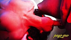 lost chica deepthroats stranger's cock to thank him sweetly