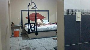 mexicana culona puta sucks cock deep then rides it hard for creampie