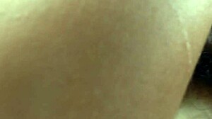 สาวสวยอมควยครั้งแรก tight pussy creampie orgasm shaved