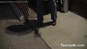 Skinny teen amateur monster cock facial cumshot