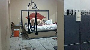 mexicana culona puta sucks cock deep then rides it hard for creampie