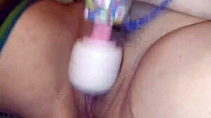 submissive pussy squirts from hard fingering and toys