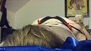 french slut in satin red dress doggystyle ass lick atm