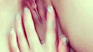 watching porn while jerking wet holes till anal toy orgasm