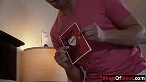 step mom takes step son's cock deep in her ass valentines