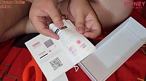 i love drilling my fat ass and holes with this huge terri vibrator dildo from honey play box