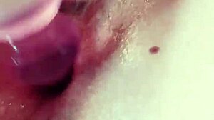 watching porn while jerking wet holes till anal toy orgasm